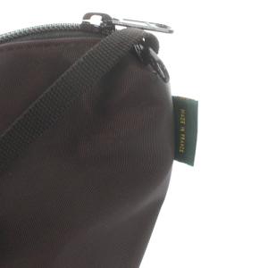 Hervé Chapelier 22年製 舟形 ショルダーバッグ ミニ ナイロン ブラウン 2885N