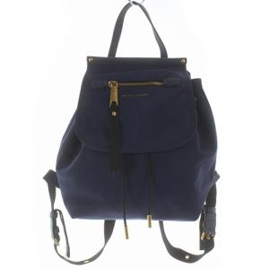 リュックサック トゥルーパー ナイロン ロゴ ネイビー