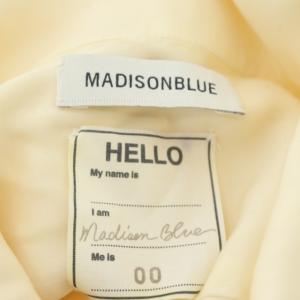 MADISONBLUE フラップポケットシャツ ブラウス オーバーサイズ 長袖 00 クリームイエロー