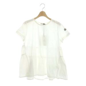 切替フレアTシャツ カットソー 半袖 ティアード 国内正規 S 白 ホワイト アイボリー