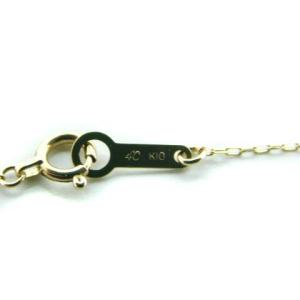 4℃ ネックレス 1Pダイヤモンド DIAMOND K10 イエローゴールド
