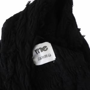 me ISSEY MIYAKE 16SSノースリーブトップス カットソー 黒 ブラック