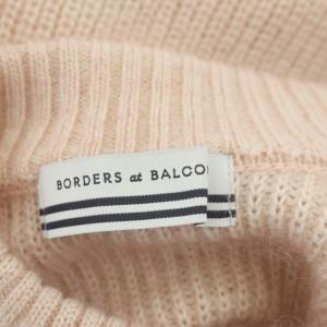 BORDERS at BALCONY ケーブルモヘアニット 38 ピンク