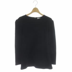 LONG SLEEVES TEE カットソー 長袖 ウール 38 ブラック