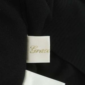 Grace Class 21SS ビッグパール釦 カーディガン ニット 長袖 36 ブラック ホワイト
