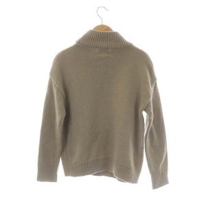 Ameri VINTAGE FUR BRAID CABLE KNIT CLANE ニット セーター ファー 長袖 ハイネック ウール混 プルオーバー F