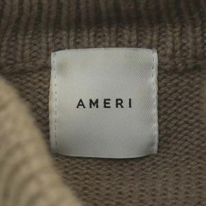 Ameri VINTAGE FUR BRAID CABLE KNIT CLANE ニット セーター ファー 長袖 ハイネック ウール混 プルオーバー F