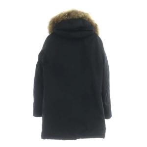 WOOLRICH ARCTIC PARKA  ダウンコート フード ラクーンファー S ブラック