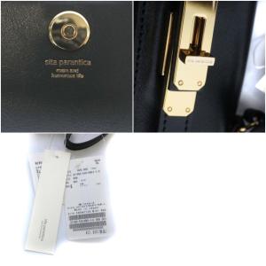 Deuxieme Classe シータパランティカ 22SS MINI BAG ハンドバッグ 2way カーフレザー 黒