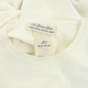 REMI RELIEF 裾絞り スウェット プルオーバー トレーナー 長袖 M 白 ホワイト