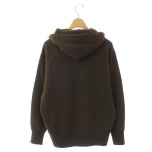 MHL. × LOOPWHEELER ジップパーカー フード フーディー 2 カーキ