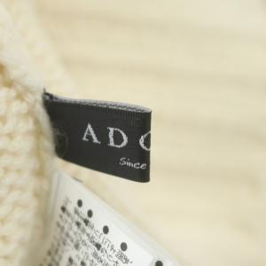 ADORE カシミヤニット セーター プルオーバー ハイネック 長袖 38 アイボリー