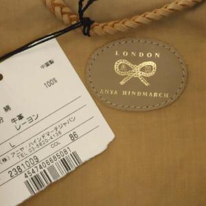 ANYA HINDMARCH ショートコート ジャケット ダブル L ベージュ