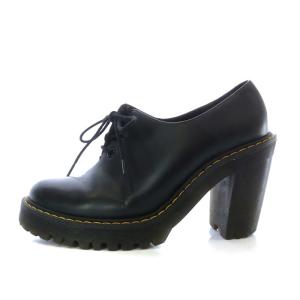 Dr.Martens SALOME2 パンプス チャンキーヒール レースアップ 3ホール レザー UK6 25cm ブラック