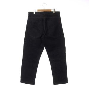 Maison Kitsuné ルーズフィット ストレッチコットンデニムパンツ ジーンズ テーパード ジッパーフライ 30 インディゴブルー
