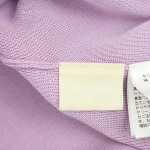 Diagram 22SS ニット カットソー ノースリーブ プルオーバー ハイネック 36 パープル