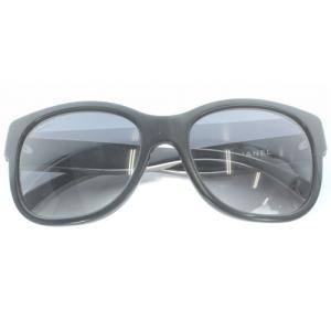 CHANEL ココマーク サングラス グラデーション 黒 ブラック グレー C501S8