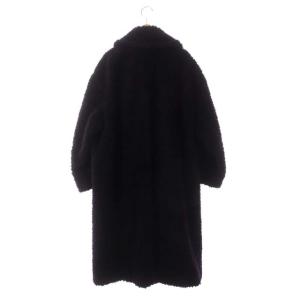 SNIDEL ファーライクボアロングコート チェスター 総裏地 ウール混 ロング 0 紫 パープル