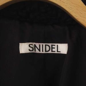 SNIDEL ファーライクボアロングコート チェスター 総裏地 ウール混 ロング 0 紫 パープル