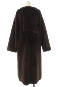 Ameri VINTAGE 2Way SOFT BOA LONG COAT リバーシブル ロングコート ボアコート アウター フェイクスエード ノーカラー