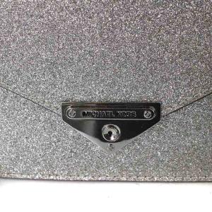 MICHAEL KORS Grace ショルダーバッグ レザー ラメ シルバー色 30H0SGHC6K SH