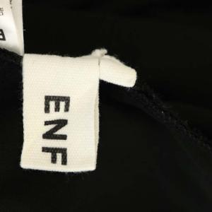 ENFOLD ソルトブロードジョッバーズパンツ テーパード イージー タック ウエストゴム 36 黒 ブラック