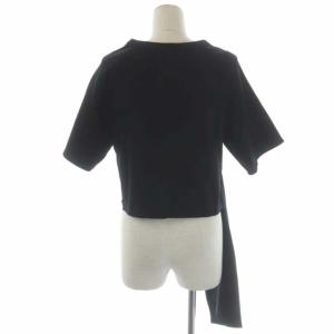 ADORE ダブルスムースサイドタックカットソー 半袖 ラグランスリーブ 38 黒 ブラック