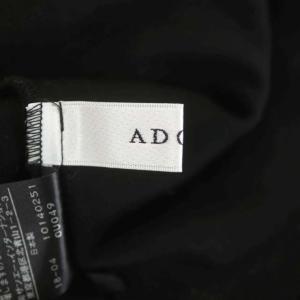 ADORE ダブルスムースサイドタックカットソー 半袖 ラグランスリーブ 38 黒 ブラック