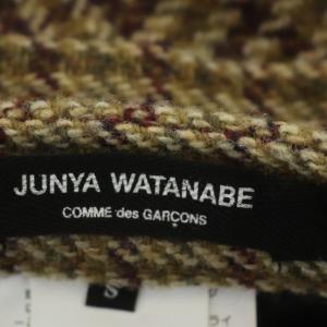 JUNYA WATANABE AD1999 ロングスカート アシンメトリー 千鳥格子 S ベージュ