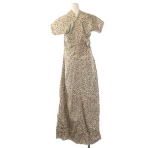 JUNYA WATANABE マルチフラワープリント ボリュームロングワンピース マルチカラー