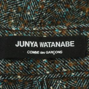 JUNYA WATANABE コムデギャルソン AD2004 ウールミックスツイードサルエルパンツ デザイン クロップド S マルチカラー