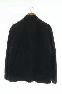 dunhill ジャケット リバーシブル ジップアップ シアサッカー ストライプ M 黒 赤 白 ブラック レッド ホワイト