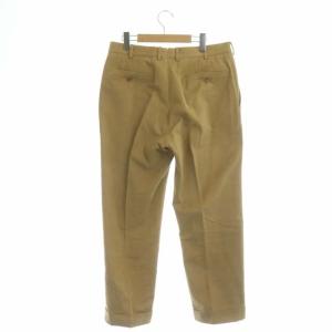 INCOTEX ビームスF別注 テーパードコットンパンツ センタープレス ジッパーフライ コットン 48 ベージュ