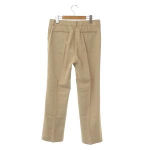 EVERYDAY I LIKE スリムフレアパンツ センタープレス 36 ベージュ