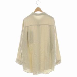 Plage ミリタリーウォッシュシャツ カジュアルシャツ チュニック 長袖 ベージュ