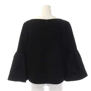 ADORE セットアップ ボリュームスリーブトップス カットソー 長袖 タイトスカート ミモレ丈 ウール ブラック