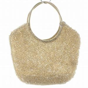 ANTEPRIMA ワイヤーハンドバッグ トートバッグ ゴールド色