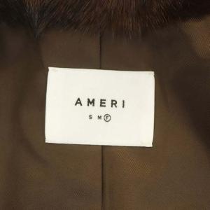 Ameri VINTAGE ECO MINK FUR COAT エコミンクファーコート ロング 総裏地 F ブラウン