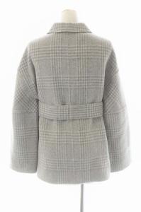 ADORE 18AW リバーグレンチェックジャケット 36 グレー