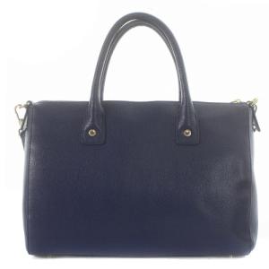 FURLA ショルダーバッグ ハンドバッグ 2way ロゴ レザー ネイビー