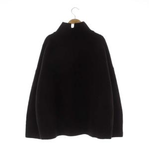 CINOH オーバーサイズハイネックニット セーター 長袖 プルオーバー F ダークブラウン