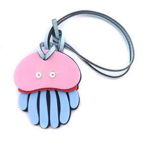 パウラズ イビザ スポンジ レザー ジェリーフィッシュ クラゲ チャーム ピンク 水色