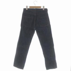 MADISONBLUE SLIM STRAGHT D/DENIM デニムパンツ ジーンズ ストレート ボタンフライ セルビッチ 02 紺 ネイビー
