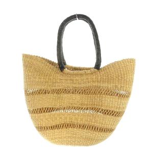 L'Appartement 22SS MARKET BAG かごバッグ トートバッグ ベージュ 黒 ブラック