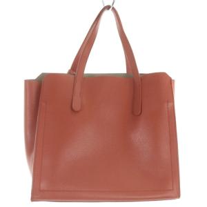 FURLA ハンドバッグ レザー ロゴ オレンジ