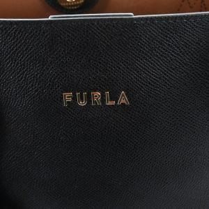 FURLA ヴィットリア トートバッグ レザー ブラック