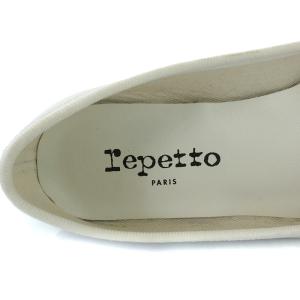 Repetto バレエシューズ パンプス リボン レザー 35 22.7cm 白 ホワイト