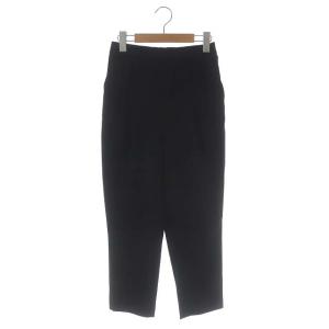 ENFOLD スラックスパンツ イージーパンツ ストレッチ 36 黒 ブラック