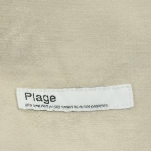 Plage 21SS デニムジャケット Gジャン ジージャン ブルゾン 36 ベージュ