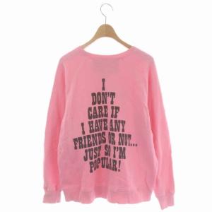 MARC JACOBS PEANUTS Lucy Sweatshirt ダメージ加工 トレーナー バックプリント 裏パイル